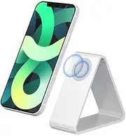Magnetic Phone Stand For Desk 2022 Design Phone Holder Aluminum mobile Phone Magnet Slim Portable Foldable Smartphone Stand Compatible Universal Solid Non-Slip Base And Perfect Cord Management for All Smartphones, Tablets, Ipads, iPhone, Samsung