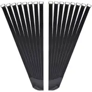 16 Pack 30 Inch Reusable Fastening Cable Straps Hook and Loop Cinch Cable Ties