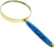 DOITOOL Handheld Magnifying Glass for Seniors Optical Glass Explore Magnifier with Handle for Reading Inspection and Hobbies Lightweight and Durable Design