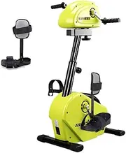 Foot Pedal Exerciser Cycle Bike,Leg Arm Cardio Training Adjustable Resistance Rehabilitation Stationary Mini Exercise Bike for Home,Work, Office,etc