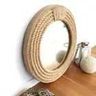 Country Coastal Nautical Hampton Style Rope Round Mirror Home Decor 60cm