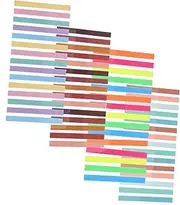 NUOBESTY Portable Sentence Markers Fluorescent Sticky Index Tabs Highlight Strips Sticky Page Tags Reading Strips for Boys and Girls