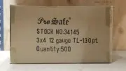 PRO Safe 3" x 4" Standard Card Size TOP LOADERS Case 500 130 Pt. Ultra Clear
