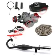 Racing 49cc 50cc 2 Stroke Engine Motor Kit for Mini Dirt Pocket Bike Scooter ATV