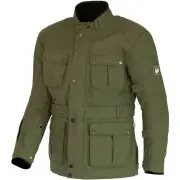 Burslem Eco Laminated Green Textile Motorcycle Jacket