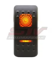 1pc ORANGE LIGHT OFF/ON/ON Boat Car Rocker Switch 3 POSITION