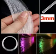 Fibre optic lights - 3mm optical cable end glowing PMMA /DIY, Stars, Sensory/
