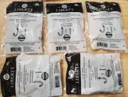 Liberty B43199-FB-CP 3.25" Rustic Farmhouse Black Single Prong Hook LOT of 5