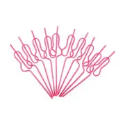 Penis Straws x 10 Pink Willy Dick Hens Night Party Bachelorette Drinking Games