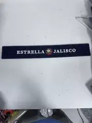 Estrella Jalisco Beer Rubber Bar Spill Mat For Tap Kegerator Or Glasses 24 in