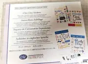 Creative Memories Sticker Pack Chit Chat Girls Teens Kids Parties
