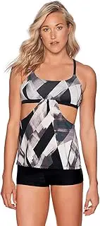 [Reebok] Lifestyle Women's Swimwear Bold Dynamic Strappy Tankini Bathing Suit Top