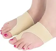 4 Count Bunion Corrector and Bunion Relief Sleeve with Gel Relief Pads, Orthopedic Corrector Brace Protector Bootie Toe Separator