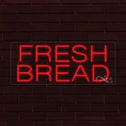 BRAND NEW "FRESH BREAD" 30x12X1 INCH LED FLEX WINDOW/WALL INDOOR SIGN 30244