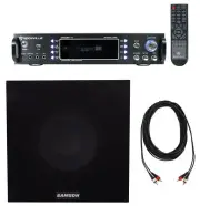 Rockville RPA60BT 1000w 2-Ch Bluetooth Amplifier Receiver Mixer+8" Subwoofer