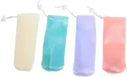 Minkissy Hanging Soap Mesh Bag 8pcs Bar Soap Case Thick Foam Net Lather Saver Travel Shower Storage