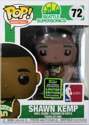 Funko POP! NBA ~ SHAWN KEMP EXCLUSIVE (#72) FIGURE w/POP PROTECTOR ~ Convention
