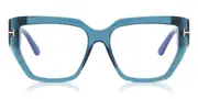 Tom Ford FT5951-B Blue-Light Block 092 Men's Glasses Blue Size 54 - Private Health Rebate - Blue Light Block Available
