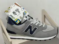 在飛比找Yahoo!奇摩拍賣優惠-[New Balance]復古運動鞋 灰色 ML574BE2