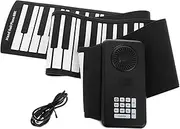 Vaguelly Silicone Roll-up Piano Keyboard 88 Keys Electric Foldable and Portable Built-in Speaker for Beginners and Travelers