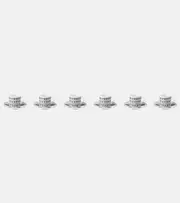 [Fornasetti] Fornasetti Architettura set of 6 coffee cups and saucers
