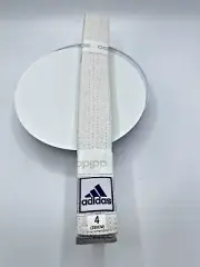 Adidas Martial Arts, Judo, Karate, Tae Kwon Do TKD White Belt Size 4 / 280cm