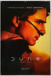 Dune 2 - original DS movie poster 27x40 D/S INTL B Chalamet