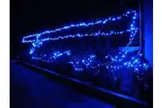 75m 700 LED Christmas Fairy Light Clear String Blue