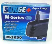 Surge Aqua Pump M- Series M-3000 Ponds & Fountain Pump Max Flow 675 GPH NEW