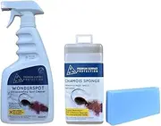 Emergency Spill Kit with Fabric Rug Carpet Spot Cleaner Super Absorbent Chamois