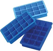 [Epicurean] Triple Pack Ice Cube Tray Blue