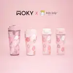 【WOKY 沃廚】HAHABABY聯名_渾圓杯 雙層陶瓷款 550ML(冰壩杯/吸管杯/隨行杯/保溫瓶;不附吸管)