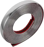 MUELODSIC Automotive Chrome Trim Molding Decorative Strip for Cars Truck Rv Scratch Car Door Guards Fit for Interior and Exterior Protection Elegant Chrome Design