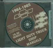 1984-85 CHEVROLET TRUCK FACTORY SHOP MANUAL ON CD-LIGHT DUTY TRUCKS