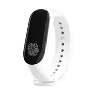 M3 0.78" OLED Touch Screen IP67 Waterproof Smart Bracelet Pedometer Heart Rate Blood Pressure Monitor Fitness Smart Watch WHITE COLOR