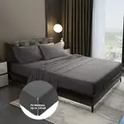 Bed Sheet Set Queen Size 4 Piece Bedding Sheet Sets Ultra-Soft Luxury Hotel Deep
