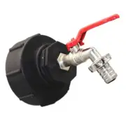 IBC 3/4inch Alloy Outlet Tap S100x8 Adapter Ball Valve Hose Connector Quick Plug
