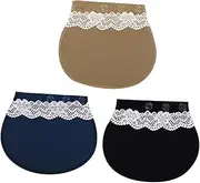 OKUMEYR Maternity Waist Extender Buttons 3pcs Elastic Lace Waistband Extender Repair Patch for Jeans Pants Shorts