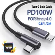 PD 100W 5A USB C To USB C Fast Charger Dual Type C Charging Data Sync USB Cable