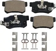TAIROD D1086 Rear Ceramic Brake Pads for ACURA RDX 2010-2018 | HONDA CROSSTOUR 2012-2015, CR-V 2005-2016, ACCORD CROSSTOUR 2010-2011