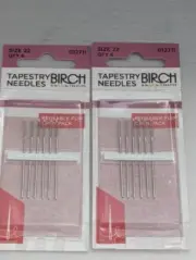 Birch Tapestry hand Needles Size 22 - 12 needles new
