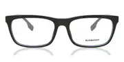Burberry BE2334 ELM 3001 Men's Glasses Black Size 55 - Private Health Rebate - Blue Light Block Available