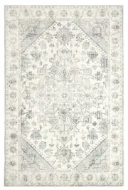 Santiago Grey Machine Washable Rug