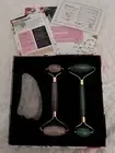 InnoCreation 3 in 1 Stone Face Massager Kit! Jade & Rose Quartz Rollers