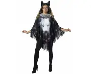 Lone Wolf Poncho Womens Costume