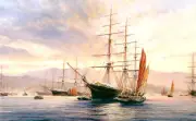 Spitfire Clipper by Robert Taylor, maritime art print of America's famed Clipper