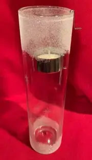 Floating Candle,Icy Glass Candle Holder,Stars,Christmas,All Occasion,Vintage,90s