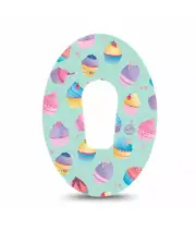 ExpressionMed Dexcom G6 Cupcake Patch 4 Pack