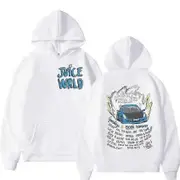 Juice Wrld Rapper Hoodies Mens and Womens Street Fashion Jackets Popular Hip Hop Sweatshirts Winter Oversized Long Sleeve Streetwear 16 XXXL