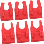 Mipcase 6pcs Fishing Rod Holder Clamp for Bucket Mount Lightweight Eva Fishing Stick Stand Rack Easy Install Versatile Rod Support for Organized Bait Management